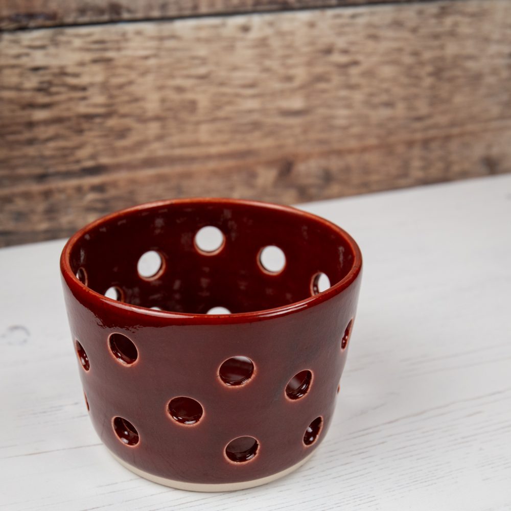 Red Tea Light Candle Holder