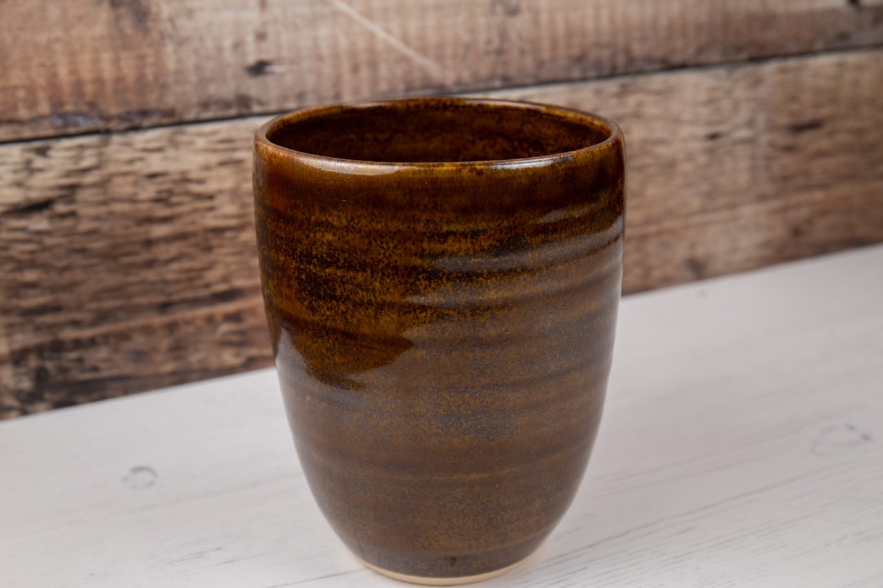 Vase - Speckled Brown