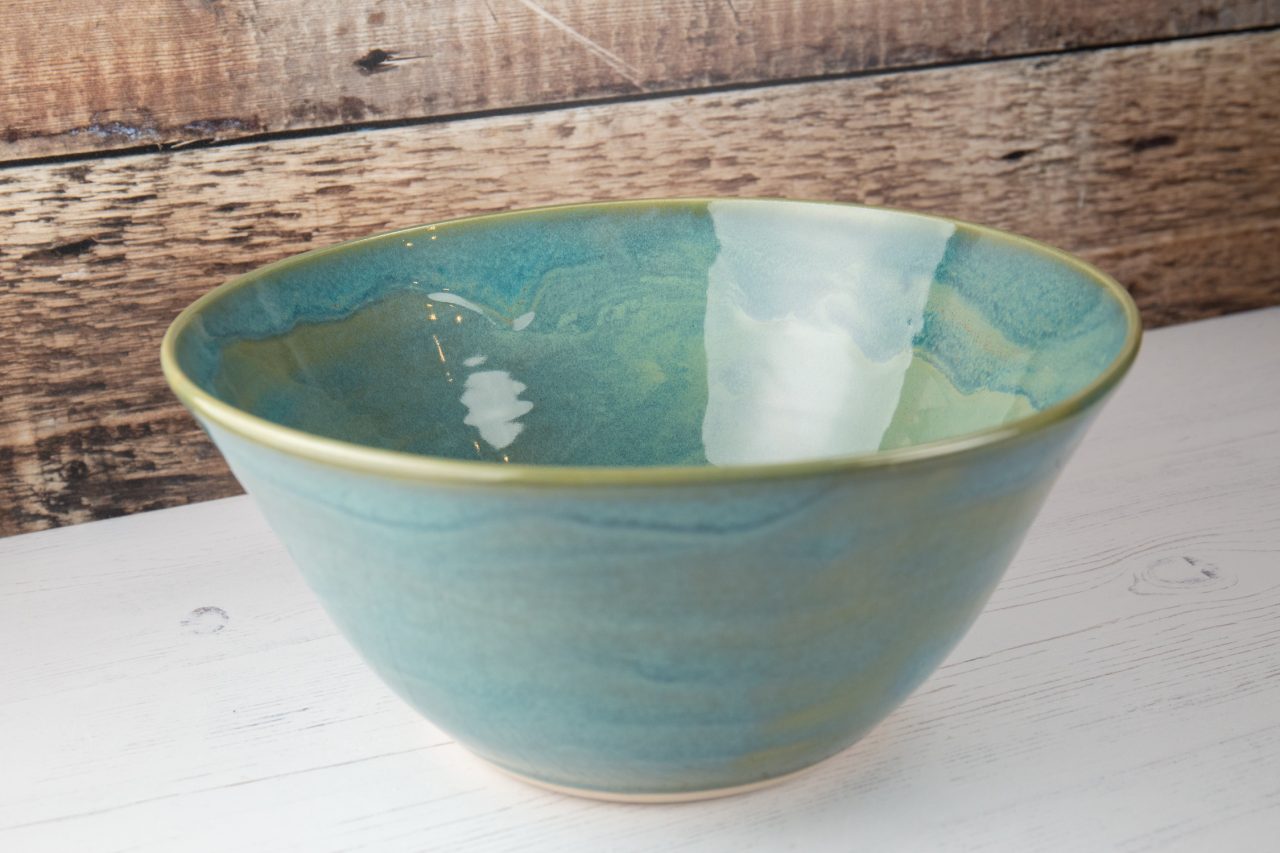 Stoneware Bowl - Sea Mist Green