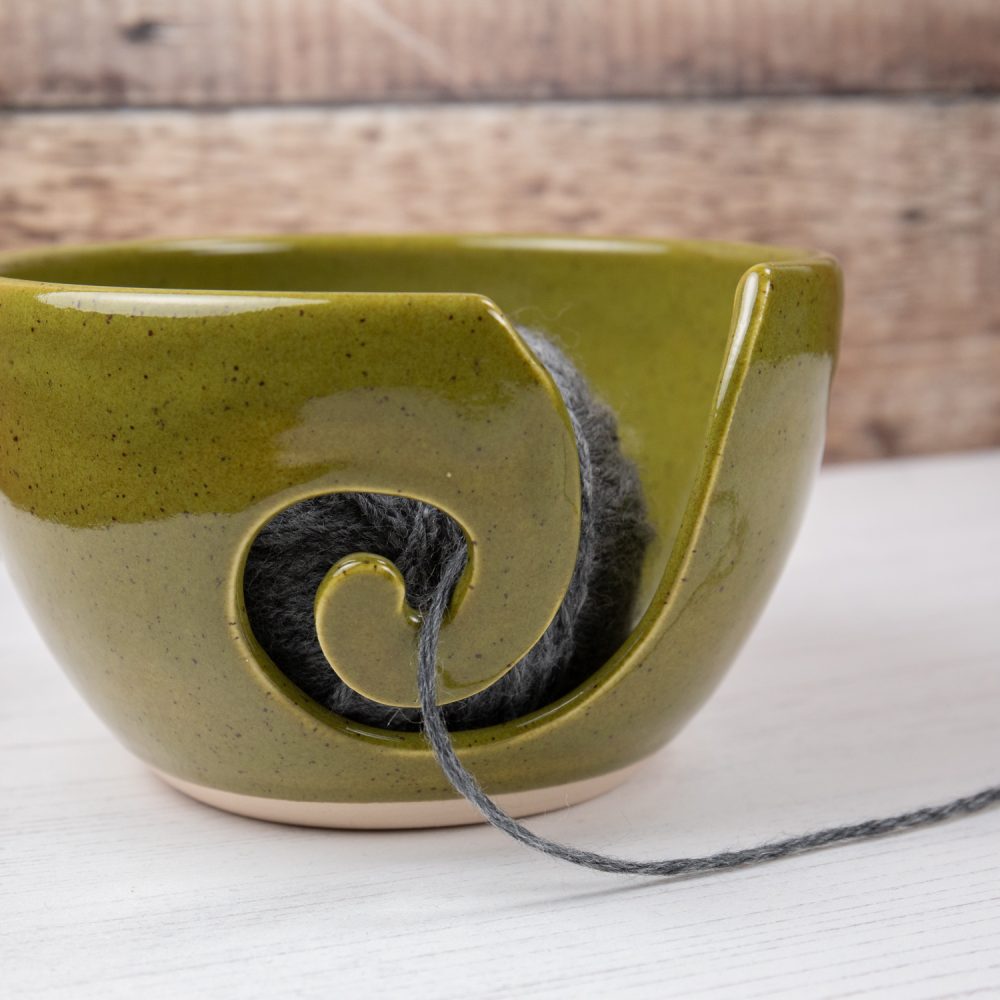 Yarn Bowl – Olive Green